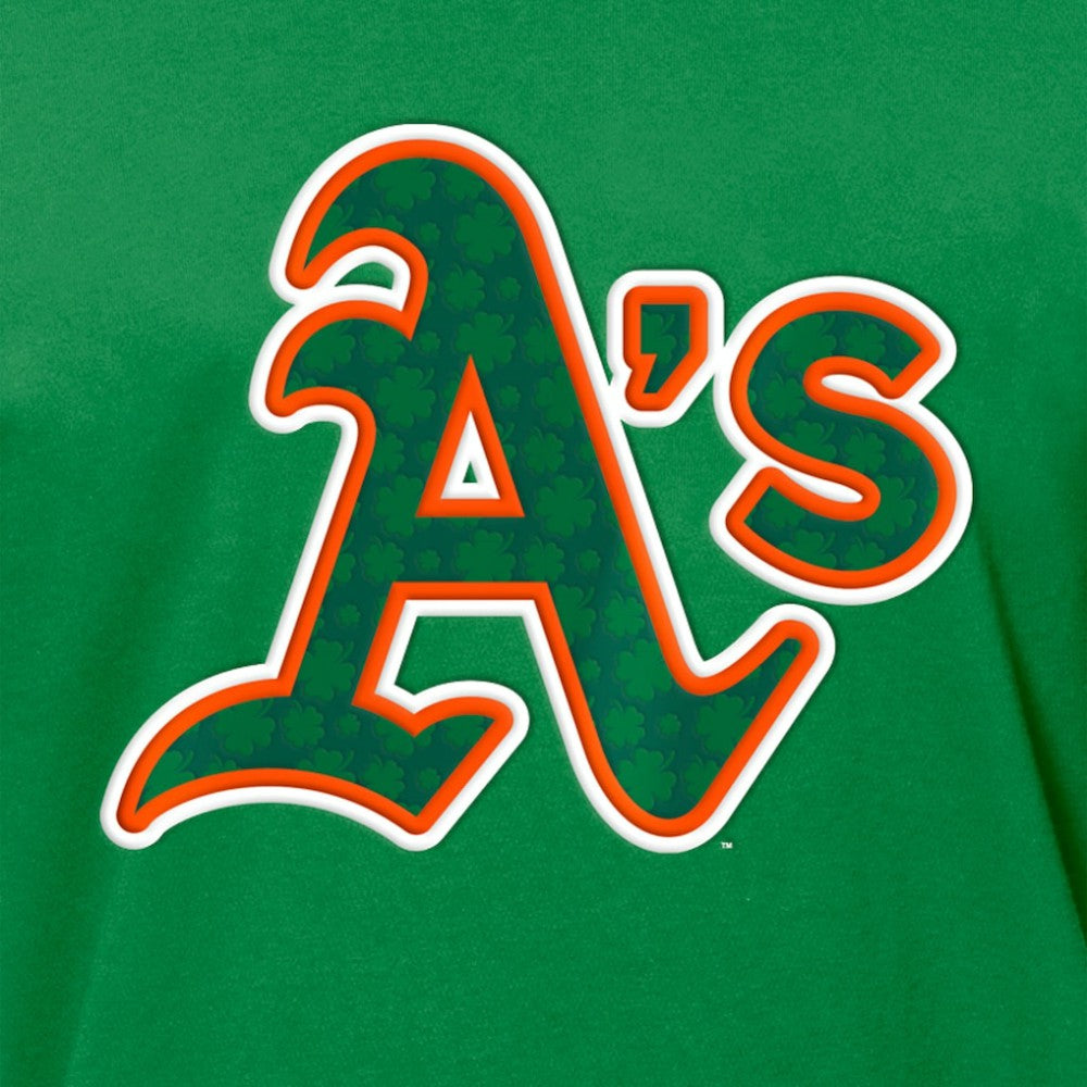 MLB Athletics New Era St. Patrick's Day Shamrock Fill T-Shirt