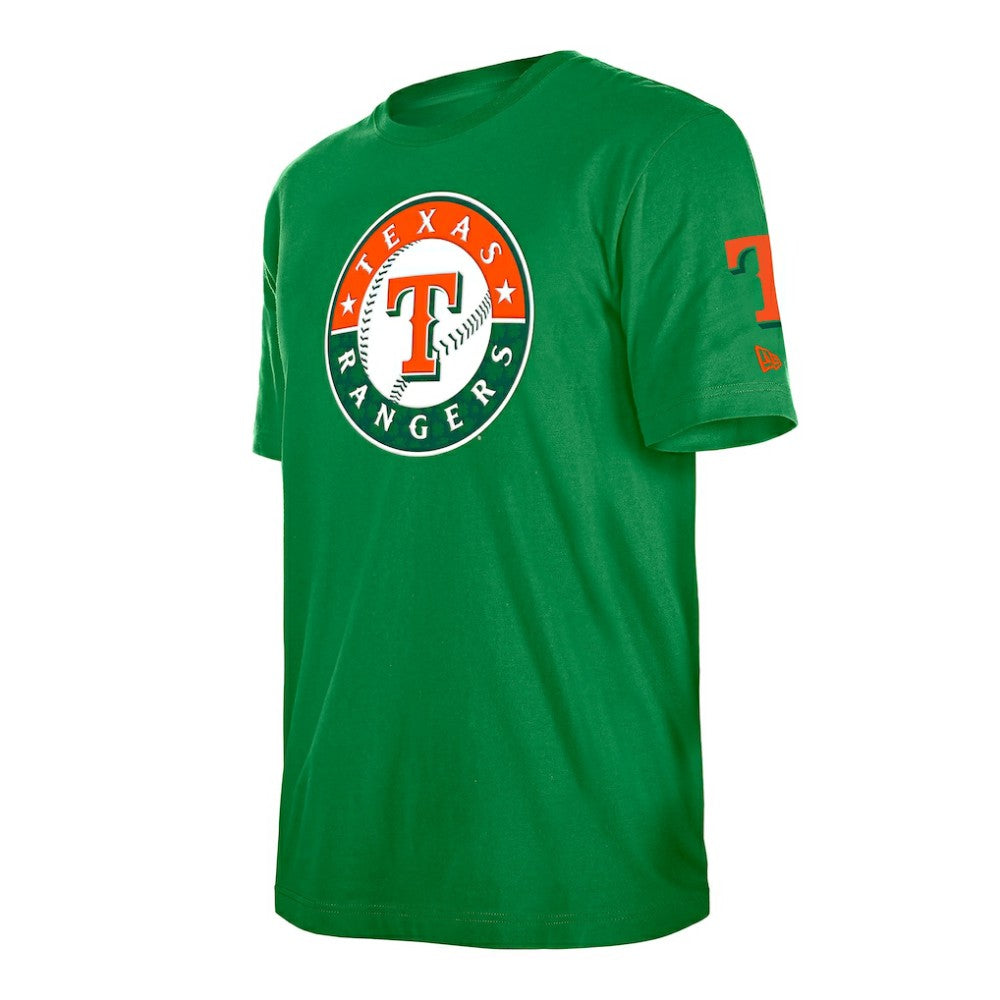MLB Texas Rangers New Era St. Patrick's Day Shamrock Fill T-Shirt