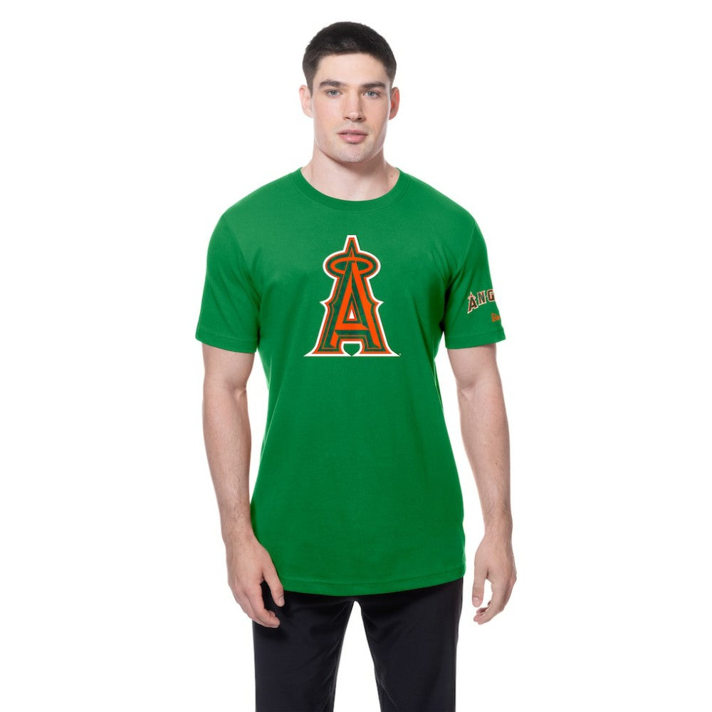 MLB Los Angeles Angels New Era St. Patrick's Day Shamrock Fill T-Shirt