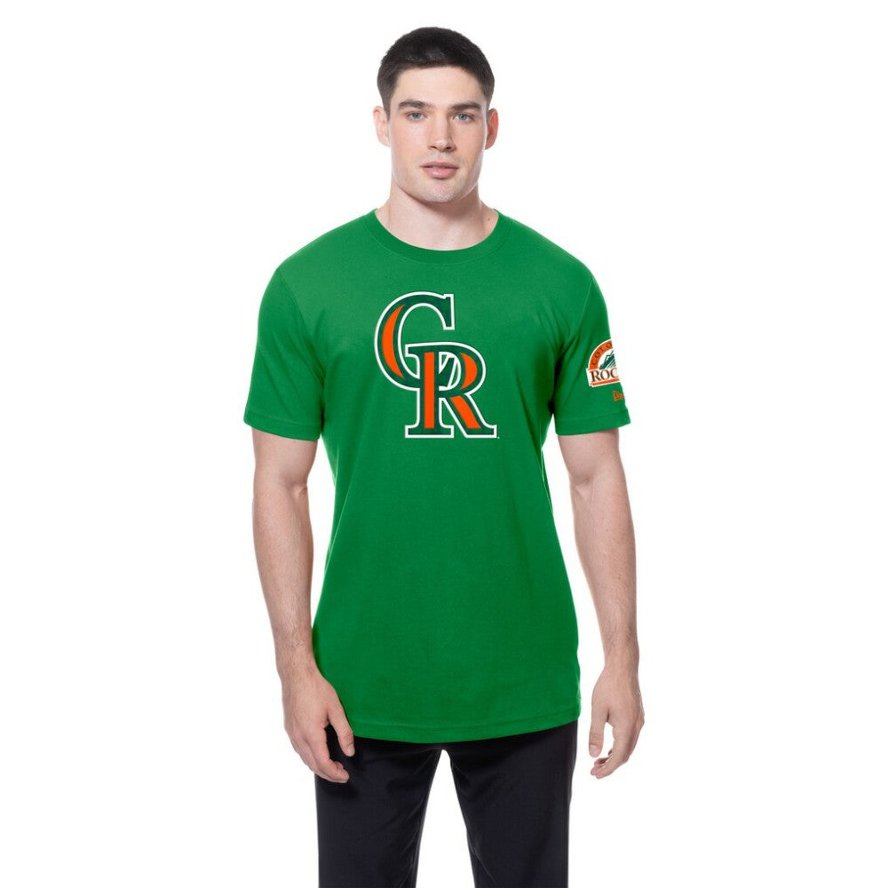 MLB Colorado Rockies New Era St. Patrick's Day Shamrock Fill T-Shirt