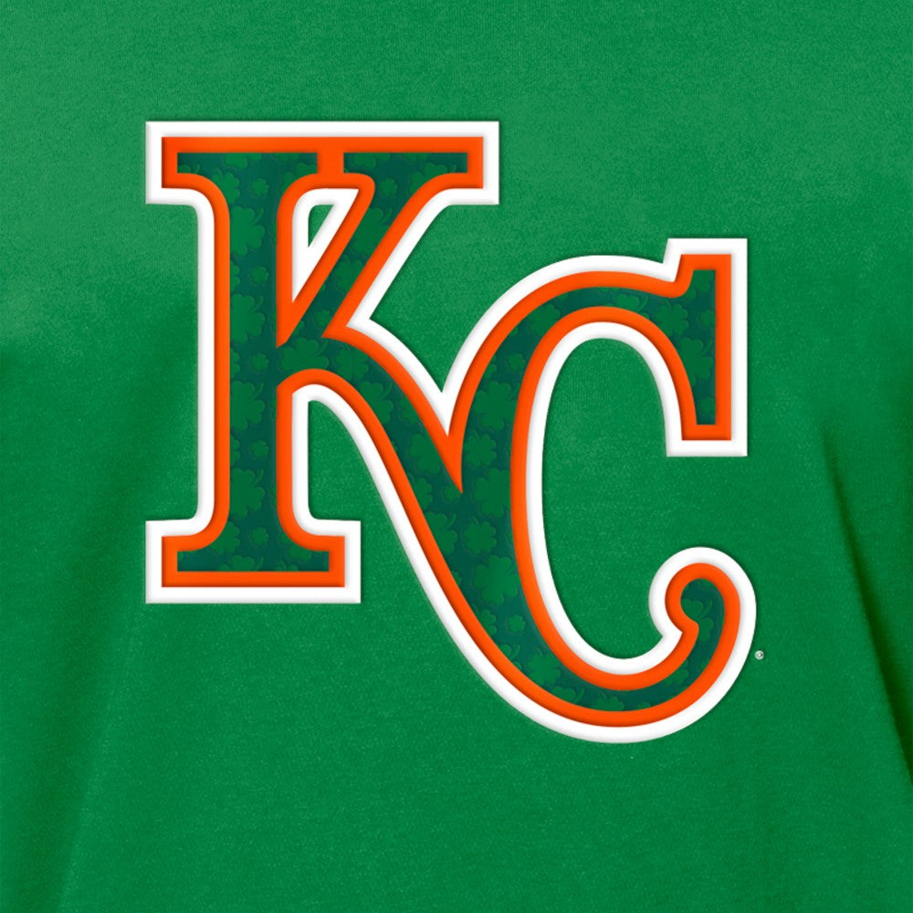 MLB Kansas City Royals New Era St. Patrick's Day Shamrock Fill T-Shirt