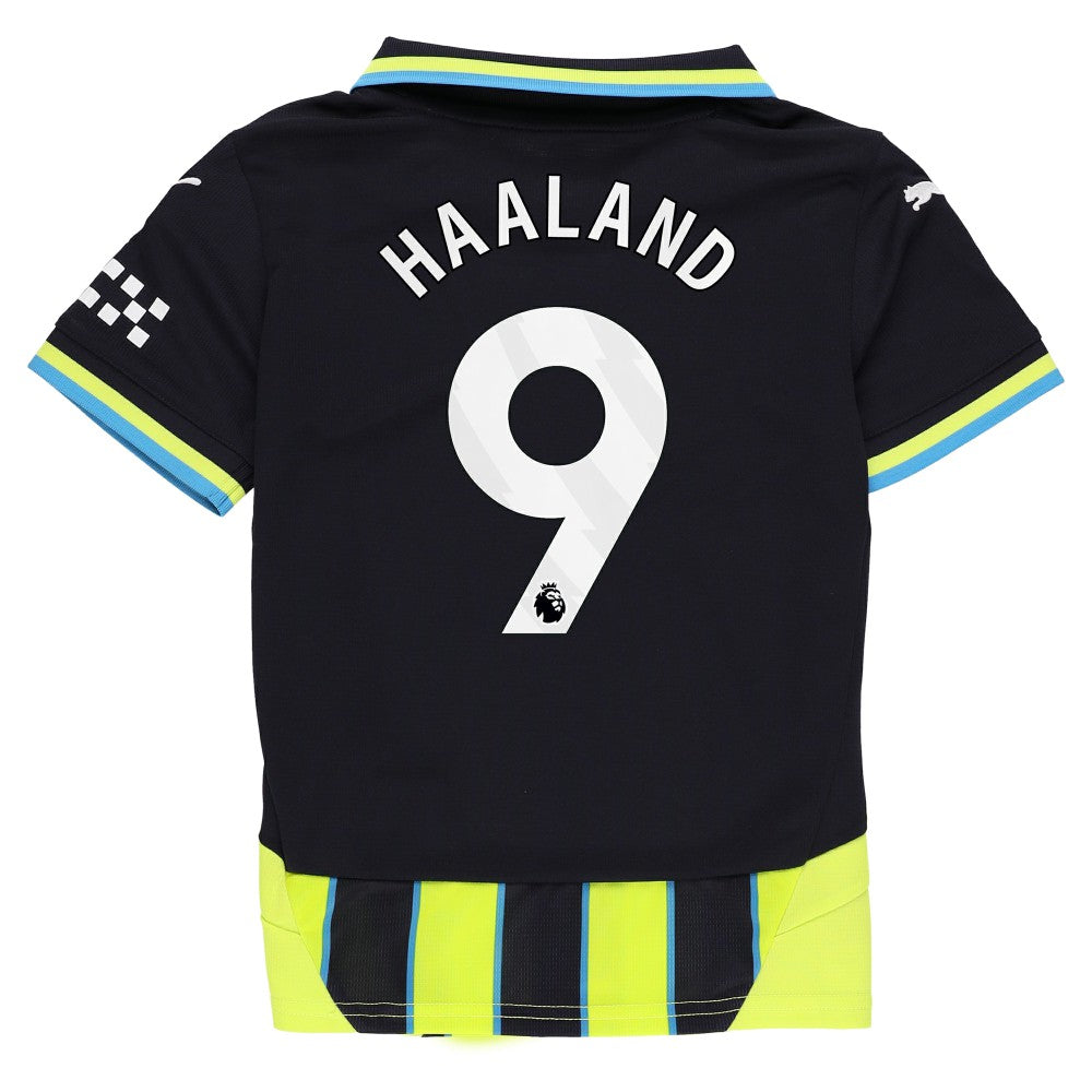 Erling Haaland Manchester City Youth 2024/25 Away Replica Player Jersey - Puma Navy