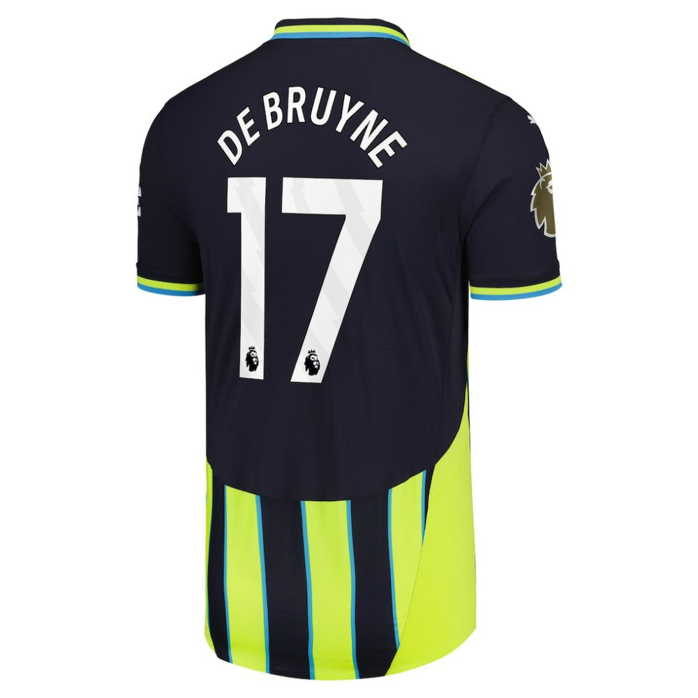 Kevin De Bruyne Manchester City 2024/25 Away Player Jersey - Puma Navy