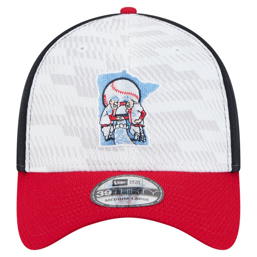 MLB Minnesota Twins New Era 2025 MLB Clubhouse 39THIRTY Flex Hat