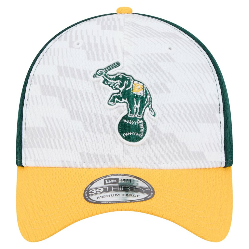 MLB Athletics New Era 2025 MLB Clubhouse 39THIRTY Flex Hat
