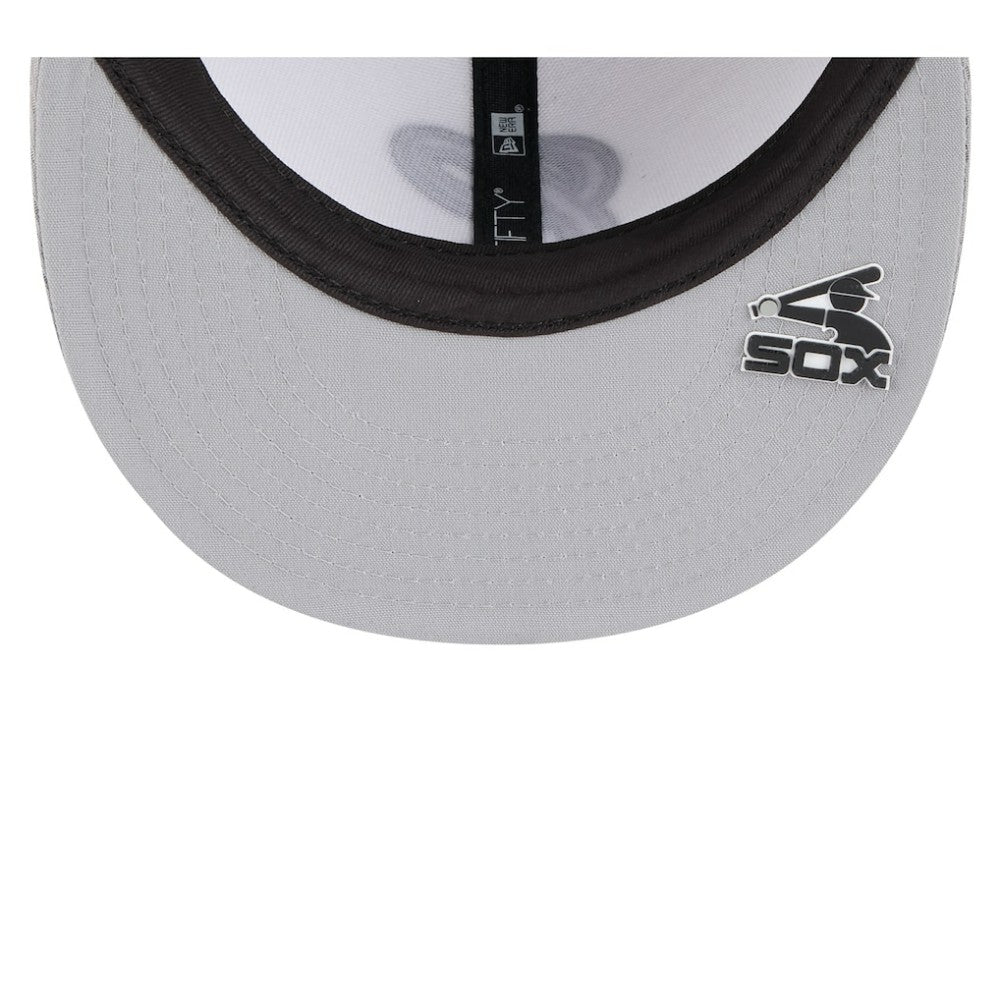 MLB Chicago White Sox New Era 2025 MLB Clubhouse 59FIFTY Fitted Hat