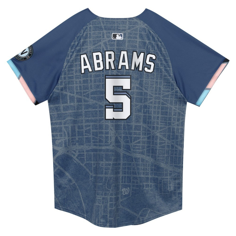MLB CJ Abrams Washington Nationals Nike Preschool City Connect 2025 Limited Player Jersey
