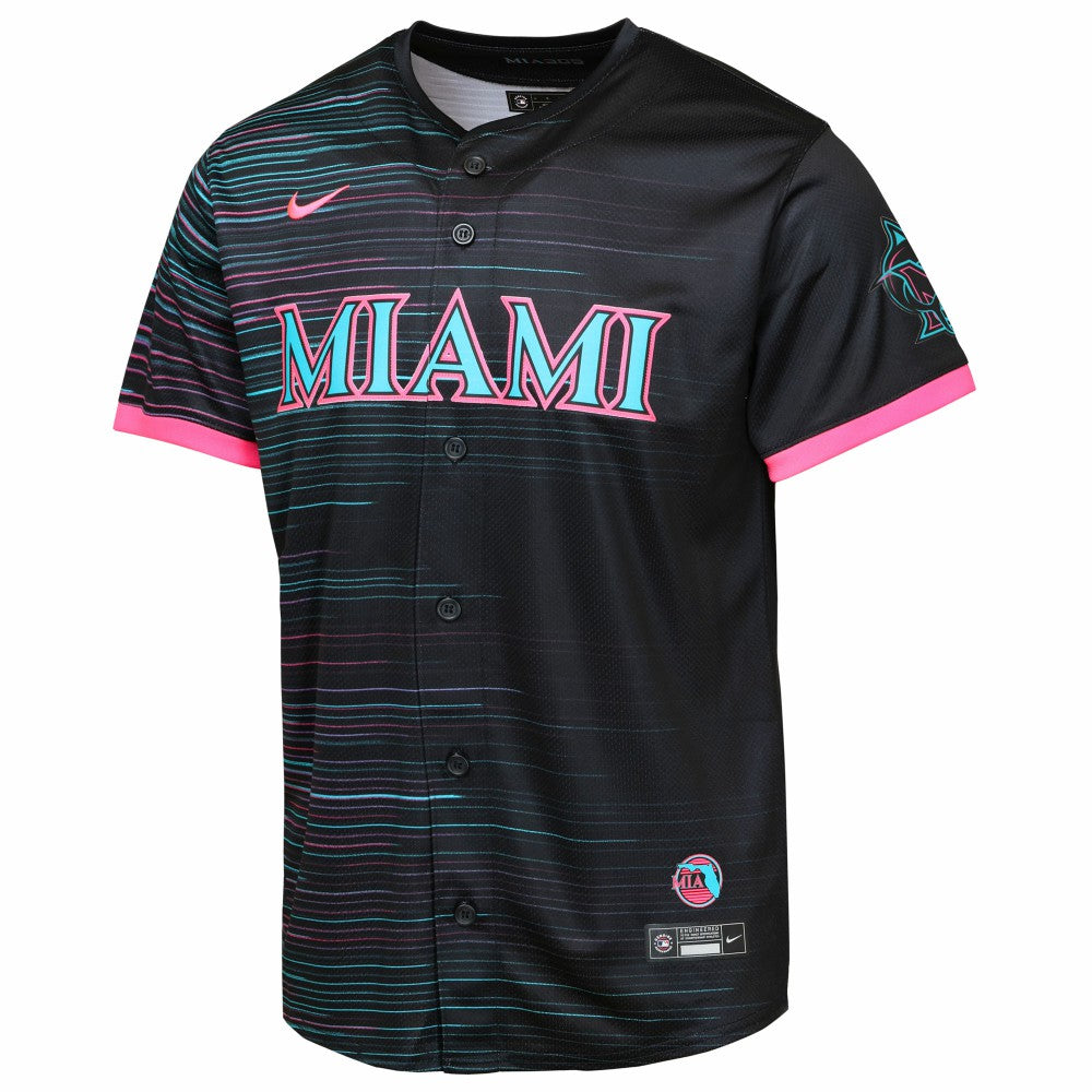 MLB Miami Marlins Youth 2025 City Connect Limited Jersey