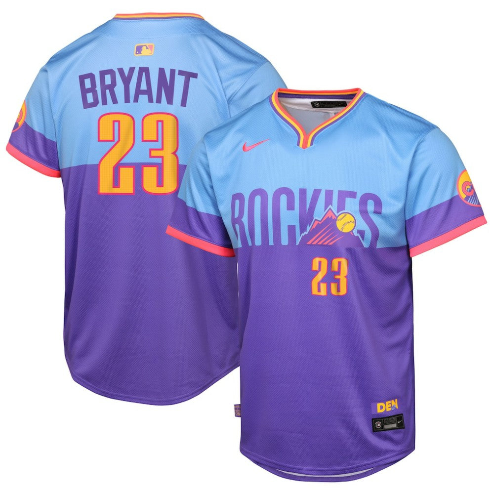 MLB Kris Bryant Colorado Rockies Nike Youth 2025 City Connect Limited Player Jersey