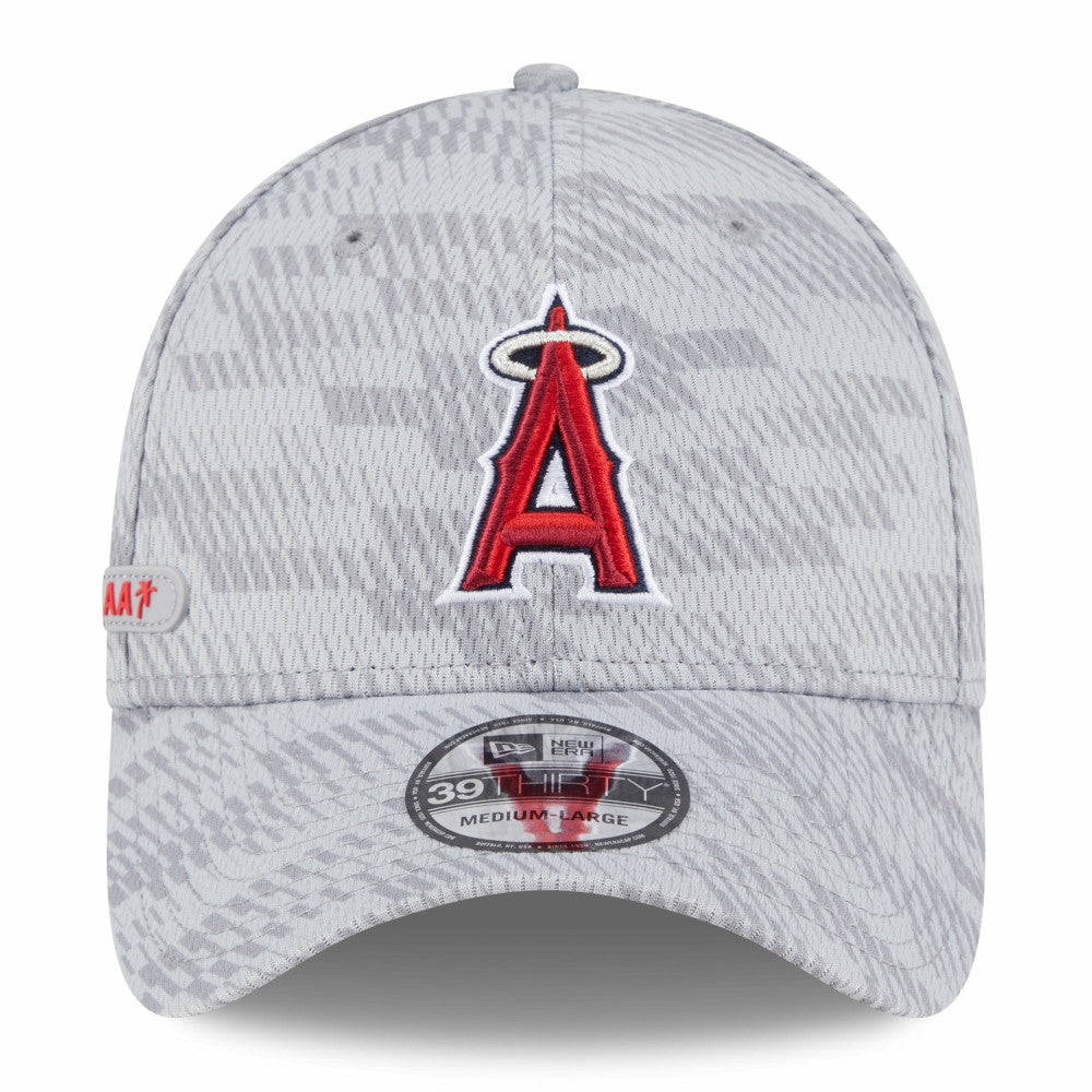 MLB Los Angeles Angels New Era 2025 MLB Clubhouse 39THIRTY Flex Hat