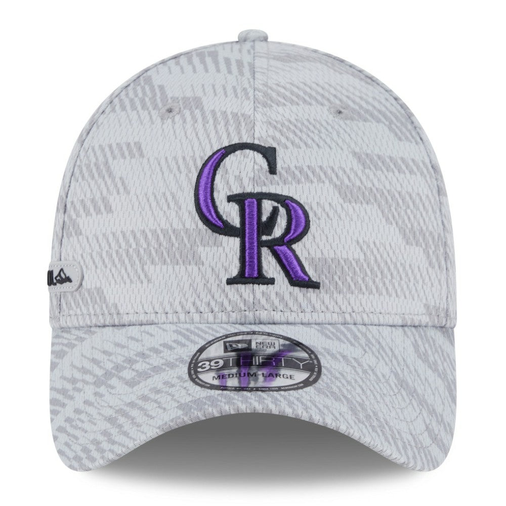 MLB Colorado Rockies New Era 2025 MLB Clubhouse 39THIRTY Flex Hat