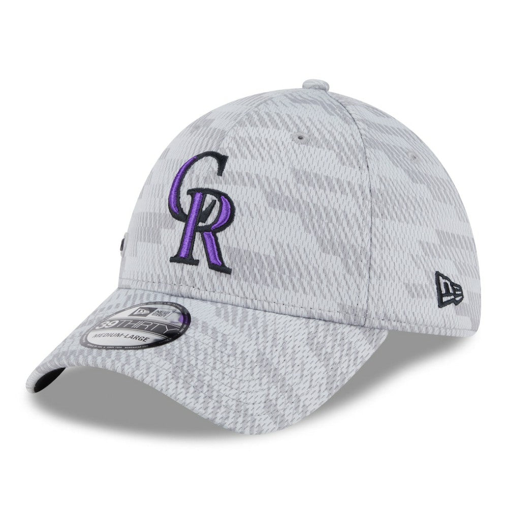 MLB Colorado Rockies New Era 2025 MLB Clubhouse 39THIRTY Flex Hat