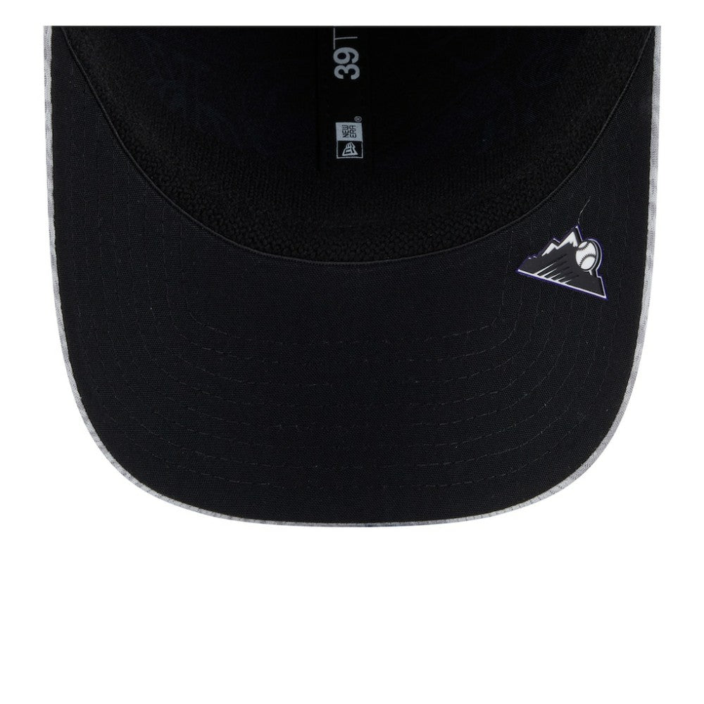 MLB Colorado Rockies New Era 2025 MLB Clubhouse 39THIRTY Flex Hat