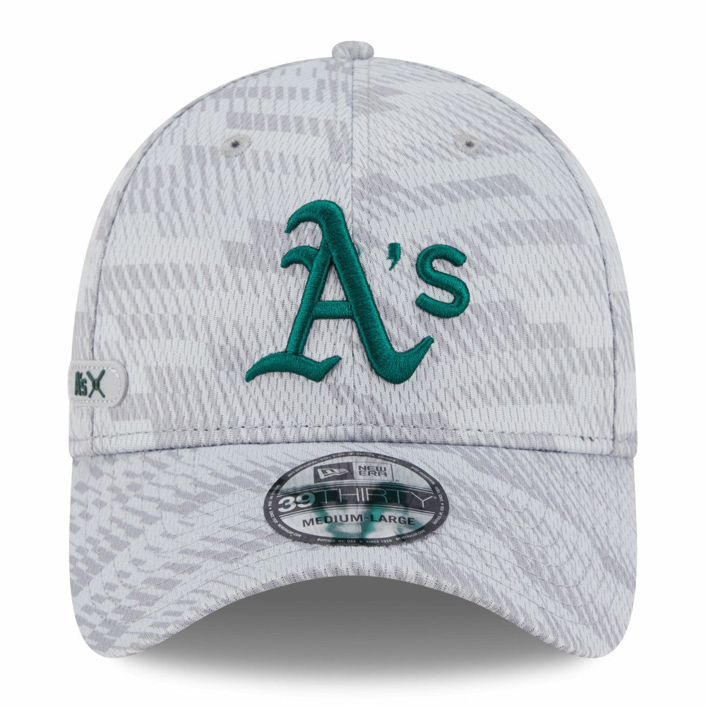 MLB Athletics New Era 2025 MLB Clubhouse 39THIRTY Flex Hat
