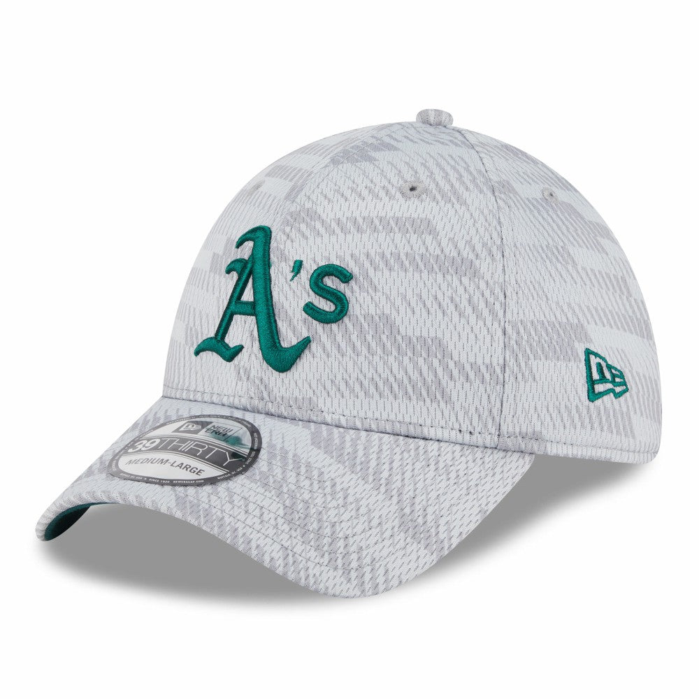 MLB Athletics New Era 2025 MLB Clubhouse 39THIRTY Flex Hat
