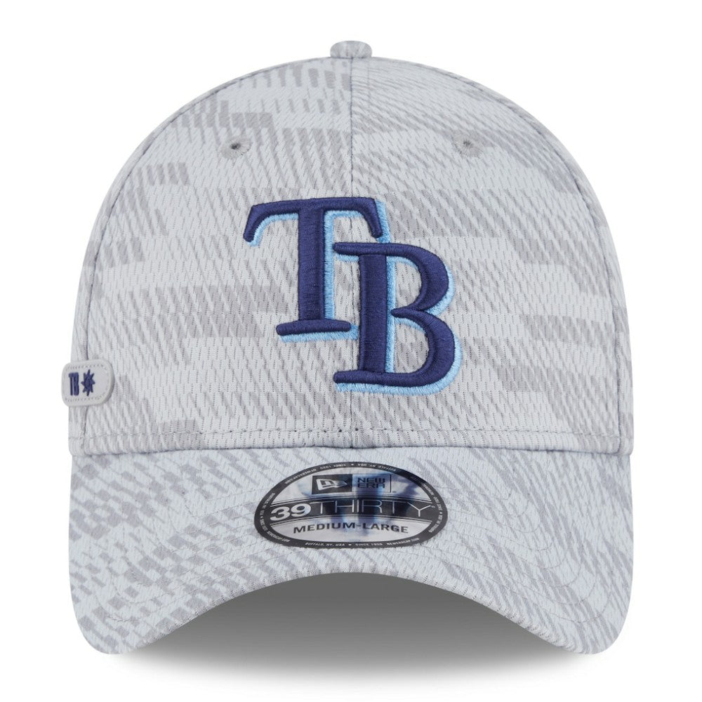 MLB Tampa Bay Rays New Era 2025 MLB Clubhouse 39THIRTY Flex Hat