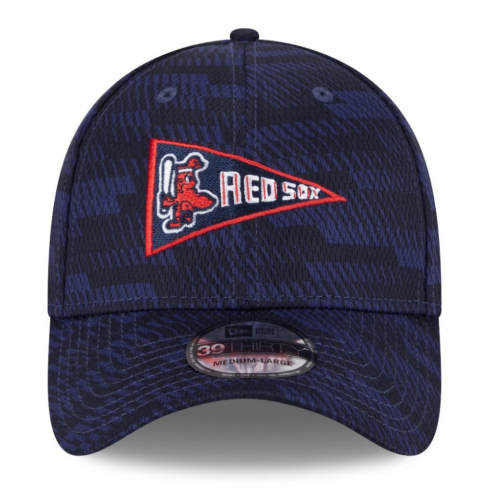 MLB Boston Red Sox New Era 2025 MLB Clubhouse 39THIRTY Flex Hat