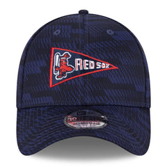 MLB Boston Red Sox New Era 2025 MLB Clubhouse 39THIRTY Flex Hat