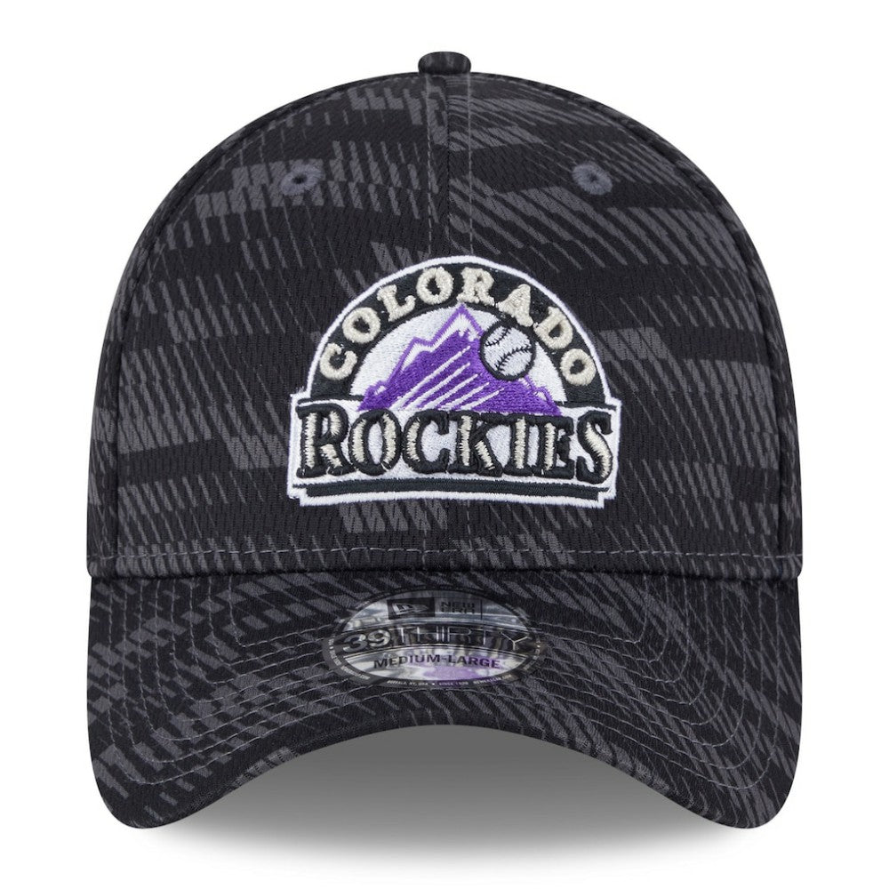 MLB Colorado Rockies New Era 2025 MLB Clubhouse 39THIRTY Flex Hat
