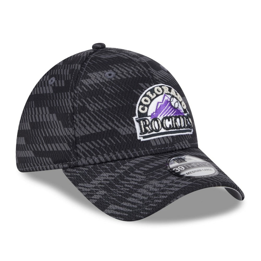 MLB Colorado Rockies New Era 2025 MLB Clubhouse 39THIRTY Flex Hat