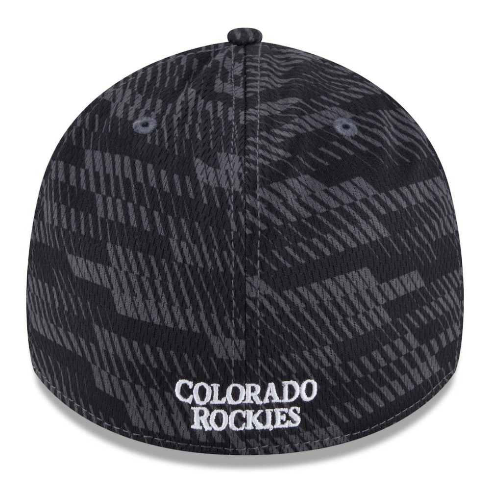 MLB Colorado Rockies New Era 2025 MLB Clubhouse 39THIRTY Flex Hat