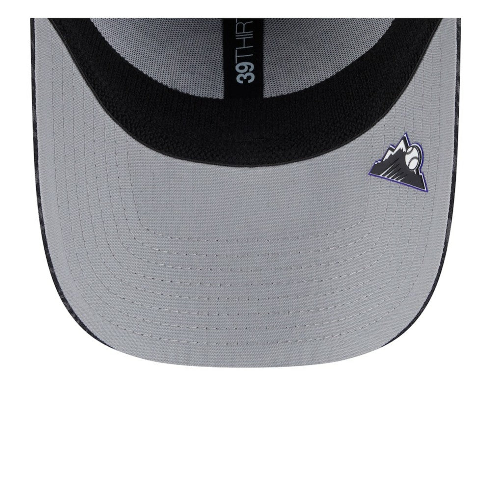 MLB Colorado Rockies New Era 2025 MLB Clubhouse 39THIRTY Flex Hat