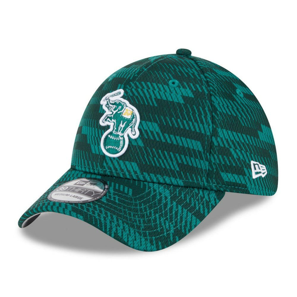 MLB Athletics New Era 2025 MLB Clubhouse 39THIRTY Flex Hat