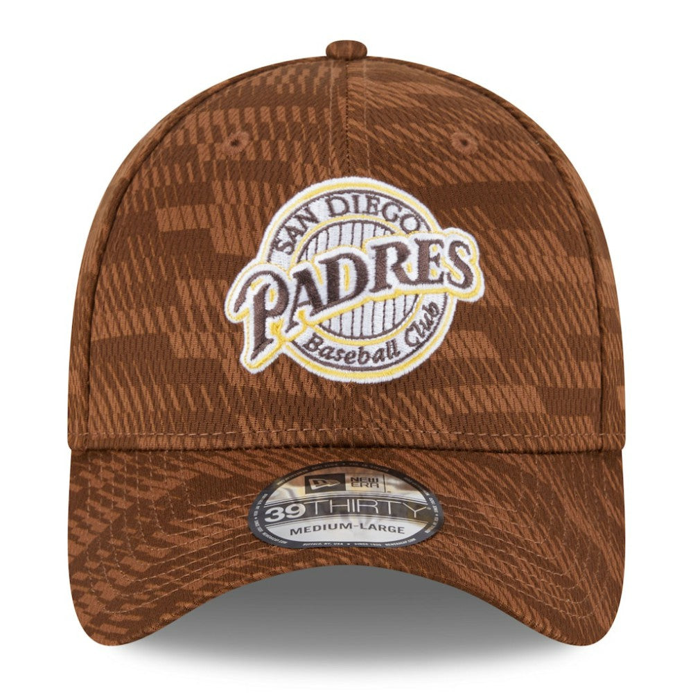 MLB San Diego Padres New Era 2025 MLB Clubhouse 39THIRTY Flex Hat