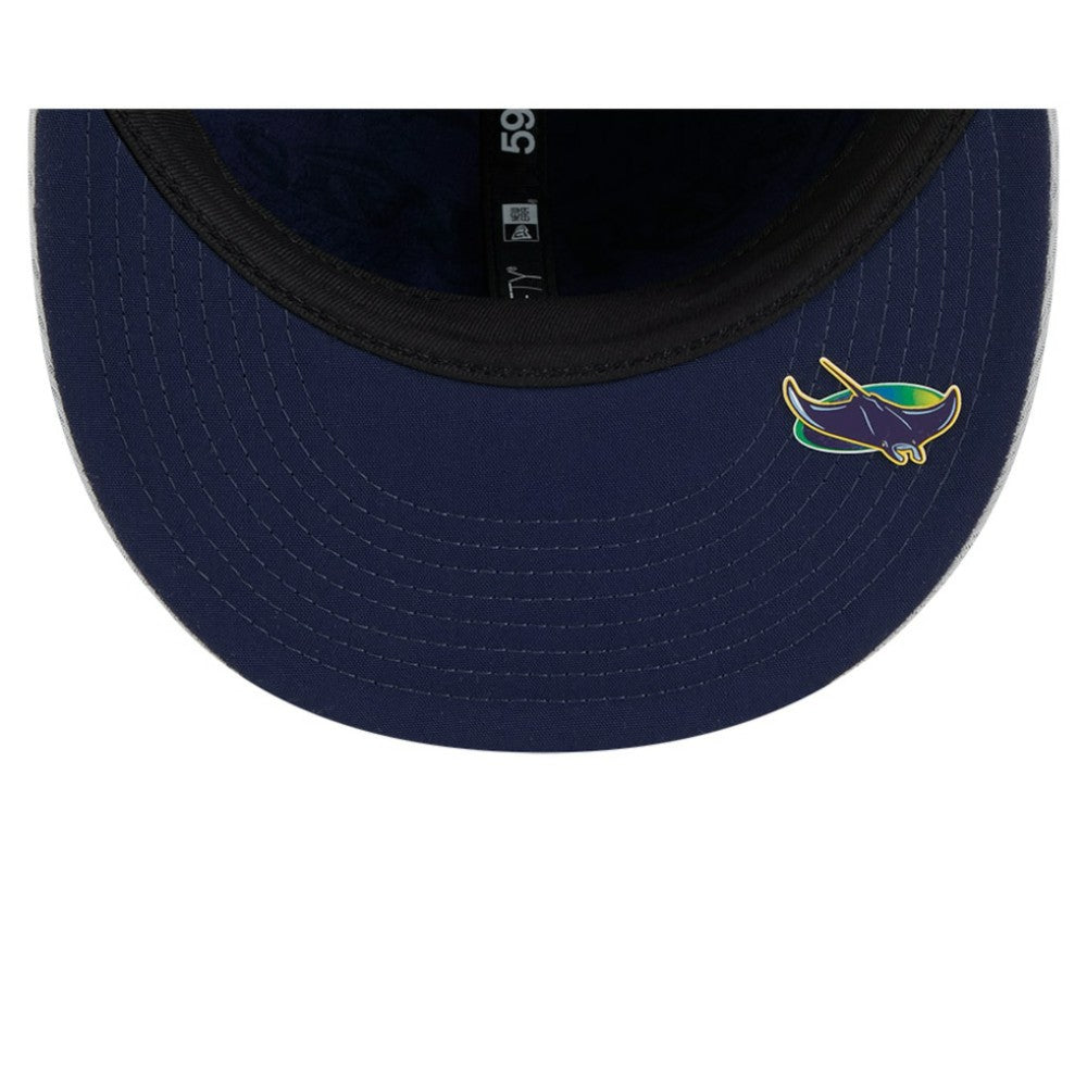 MLB Tampa Bay Rays New Era 2025 MLB Clubhouse 59FIFTY Fitted Hat