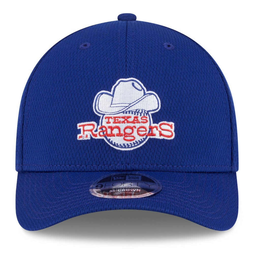MLB Texas Rangers New Era 2025 MLB Clubhouse 9FORTY M-Crown Adjustable Hat