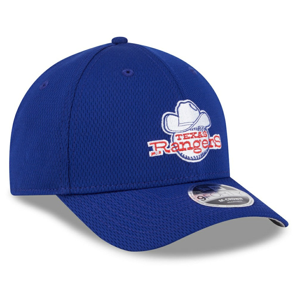 MLB Texas Rangers New Era 2025 MLB Clubhouse 9FORTY M-Crown Adjustable Hat
