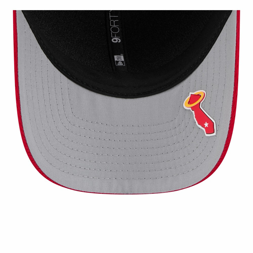 MLB Los Angeles Angels New Era 2025 MLB Clubhouse 9FORTY Adjustable Hat
