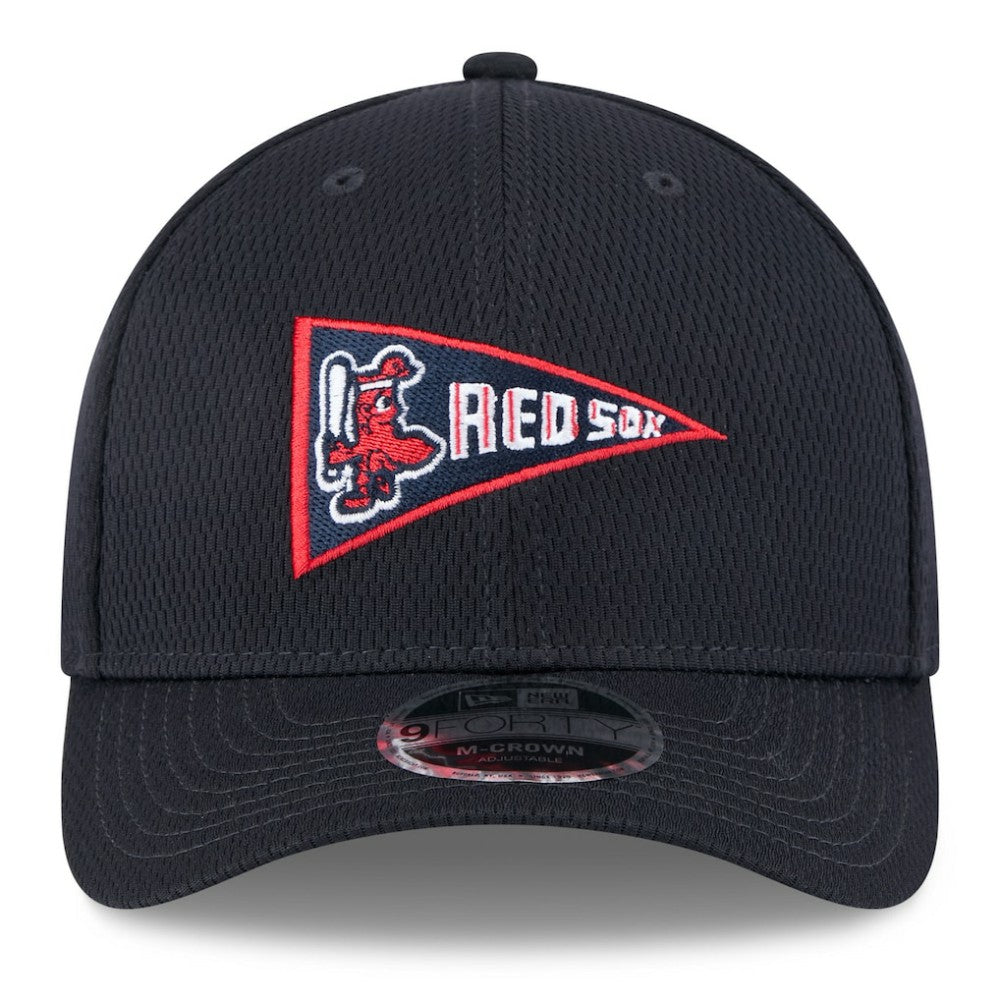 MLB Boston Red Sox New Era 2025 MLB Clubhouse 9FORTY M-Crown Adjustable Hat