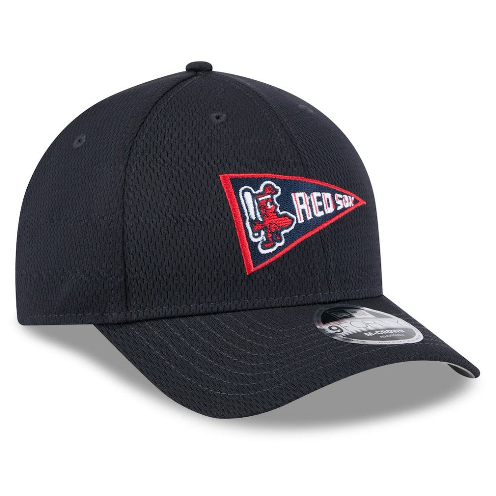 MLB Boston Red Sox New Era 2025 MLB Clubhouse 9FORTY M-Crown Adjustable Hat
