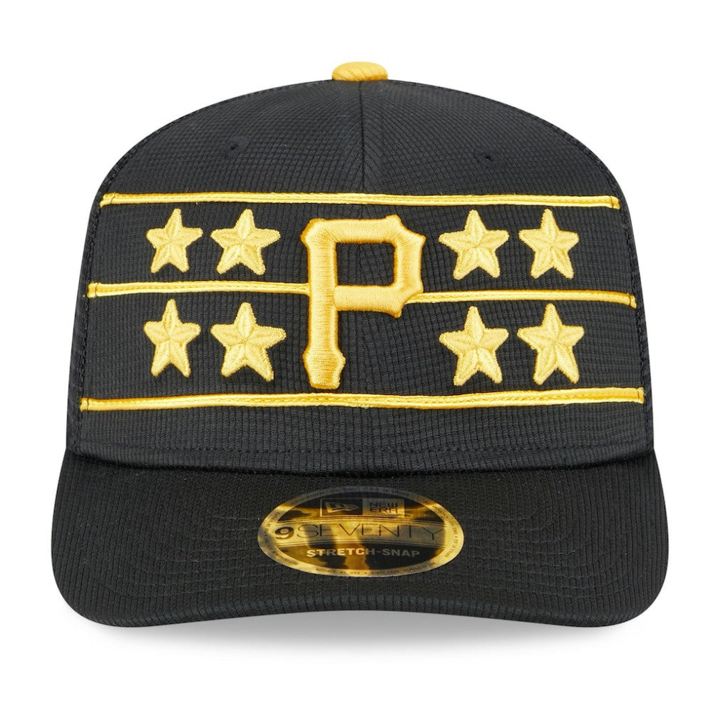 MLB Pittsburgh Pirates New Era 2025 Batting Practice 9SEVENTY Stretch-Snap Trucker Hat