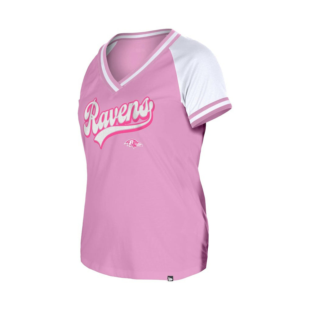 Women's Mommy & Me V-Neck T-Shirt - Baltimore Ravens