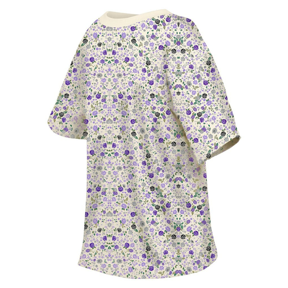 Women's Glam Game Floral Scoop Neck T-Shirt - Baltimore Ravens