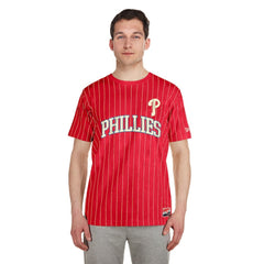 MLB Philadelphia Phillies New Era Throwback Pinstripe T-Shirt