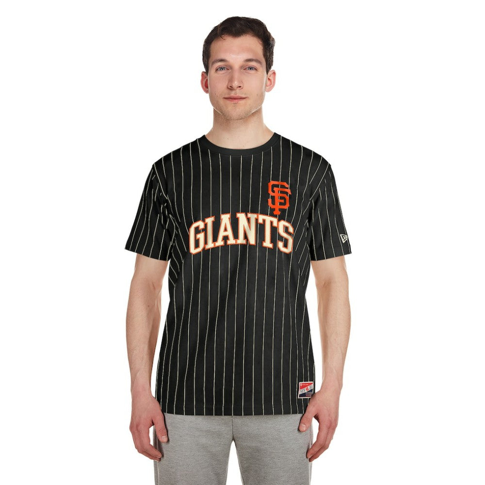 MLB San Francisco Giants New Era Throwback Pinstripe T-Shirt