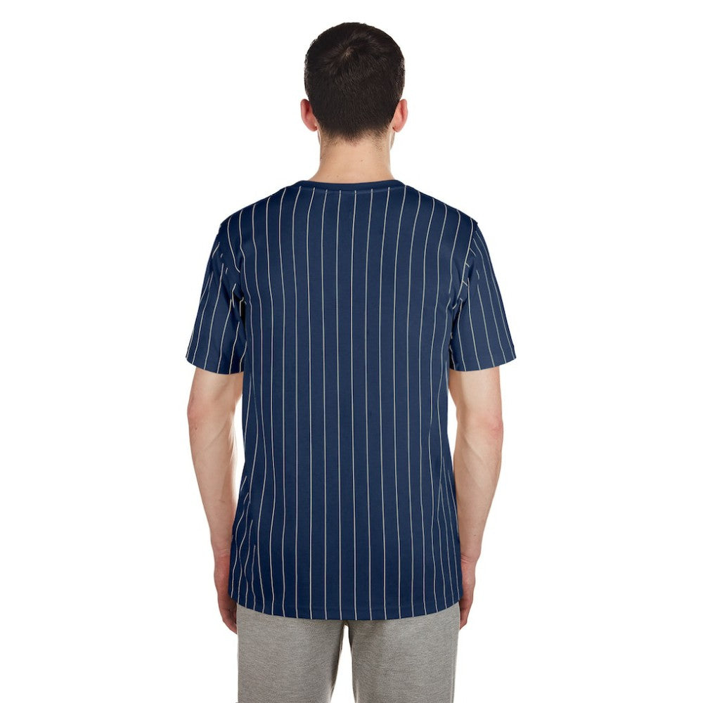 MLB Cleveland Guardians New Era Throwback Pinstripe T-Shirt