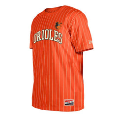 MLB Baltimore Orioles New Era Throwback Pinstripe T-Shirt