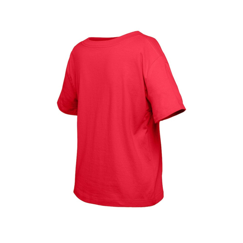 NHL Red Washington Capitals New Era Girl's Youth Flip Sequin T-Shirt