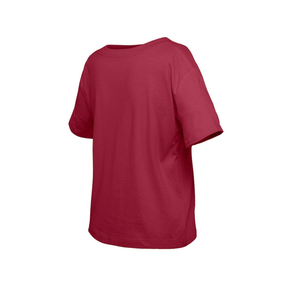 NHL Dark Red Colorado Avalanche New Era Girl's Youth Flip Sequin T-Shirt