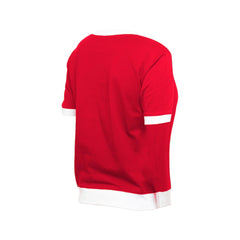 NHL Red New Jersey Devils New Era Women's Game Day Rhinestuds T-Shirt