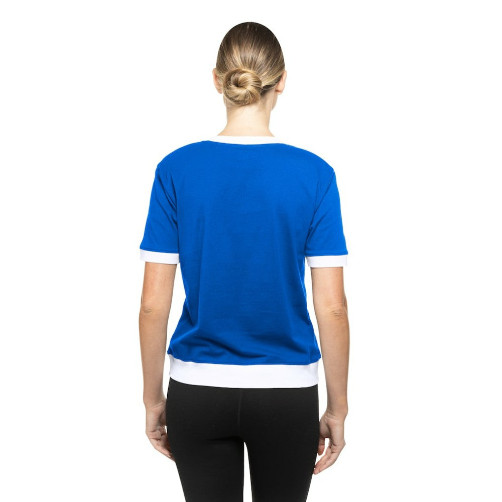 NHL Blue St. Louis Blues New Era Women's Game Day Rhinestuds T-Shirt