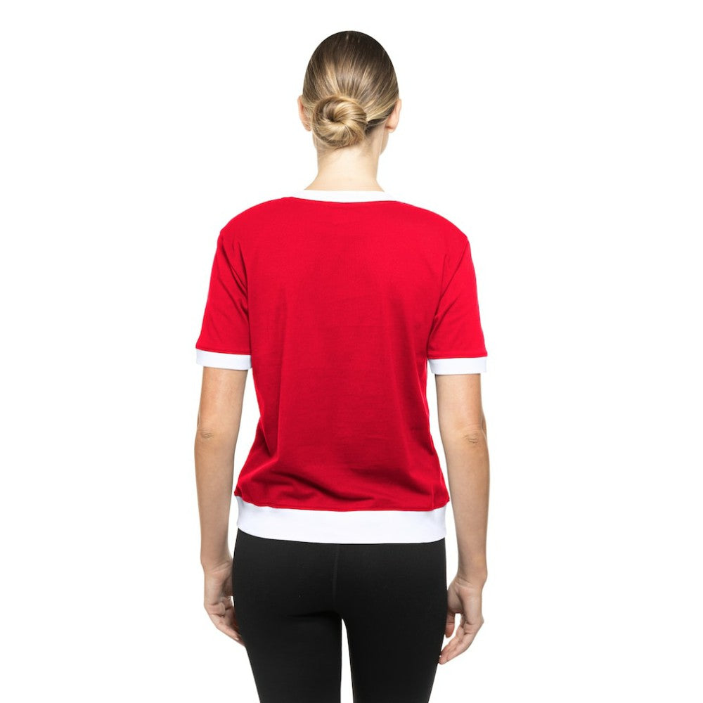 NHL Red Florida Panthers New Era Women's Game Day Rhinestuds T-Shirt