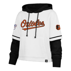 MLB Baltimore Orioles '47 Women's Trifecta Shortstop Cropped Pullover Hoodie