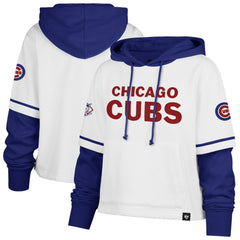 MLB Chicago Cubs '47 Women's Trifecta Shortstop Cropped Pullover Hoodie