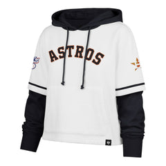 MLB Houston Astros '47 Women's Trifecta Shortstop Cropped Pullover Hoodie