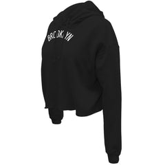 NBA Brooklyn Nets Stadium Essentials Women's Origins Script Cropped Pullover Hoodie